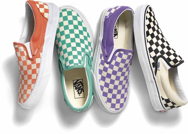 all colors of checkered vans