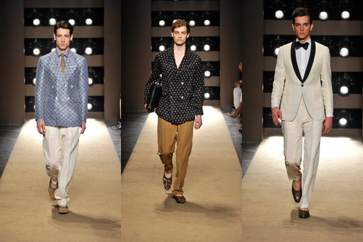 Gianfranco Ferré Men Spring 2011: A Touch of the Orient ...